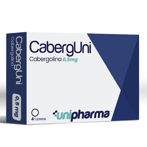 [7598852000796] CABERGUNI (CABERGOLINA) 0,5MG 4 TABLETAS UNIPHARMA