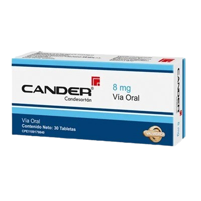 CANDER (CANDESARTAN) 8MG X 30 TABLETAS (VALMORCA)