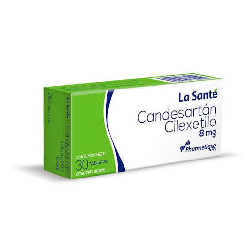 [7592454889919] CANDESARTAN  8MG X 30 TABLETAS (LA SANTE)