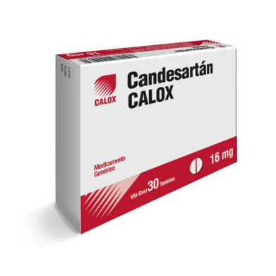 CANDESARTAN 16MG X 30 TABLETAS (CALOX)