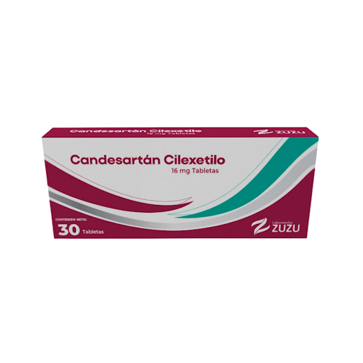 [7599608000107] CANDESARTAN CILEXETILO 16 MG X 30 TABLETAS  (ZUZU).
