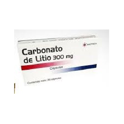 [7591243807868] CARBONATO DE LITIO  300MG X 20 CAPSULAS (BIOTECH)