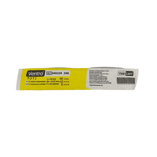 [7595059001311] CATETER INTRAVENOSO Nº 24   X 1 UNIDAD (VEINCARE)