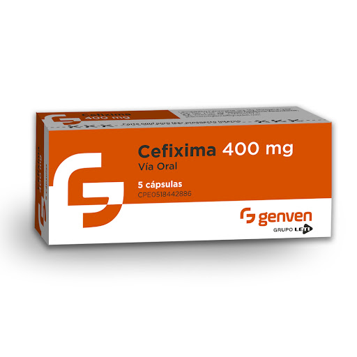 [7591585172228] CEFIXIMA 400MG X 5 CAPSULAS  (GENVEN)