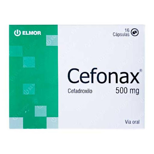 CEFONAX (CEFADROXILO) 500MG X 16 CAPSULAS (ELMOR)