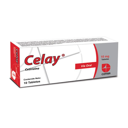 [7591818116104] CELAY (CETIRIZINA) 10MG X 10 TABLETAS (COFASA)