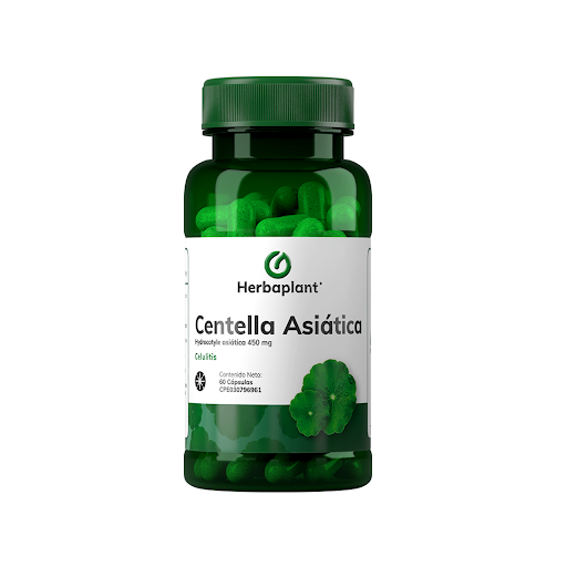 CENTELLA ASIATICA  450MG X 60 CAPSULAS (HERBAPLANT)