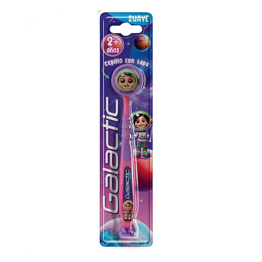 CEPILLO DENTAL ASTRONAUTA CON TAPA KIDS X 1 UNIDAD (GALACTIC)