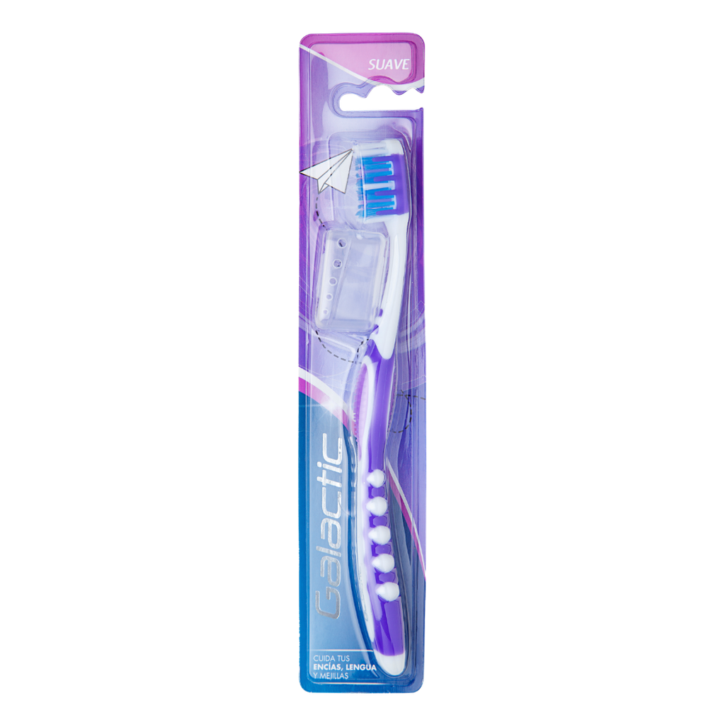 CEPILLO DENTAL EPIC TAPA SUAVE X 1 UNIDAD (GALACTIC)