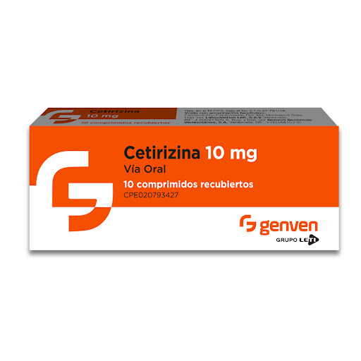 [7591585174581] CETIRIZINA  10MG X 10 COMPRIMIDOS (GENVEN)