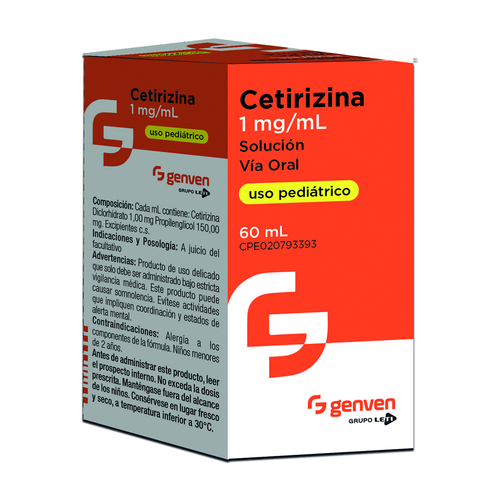 [7591585174598] CETIRIZINA  1MG/1ML X 60 ML SOLUCION (GENVEN)