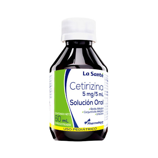 CETIRIZINA  5MG/5ML X 60 ML SOLUCION (LA SANTE)