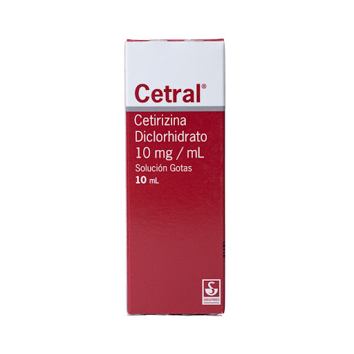 CETRAL (CETIRIZINA) 10MG X 10 ML GOTAS (MEYER)