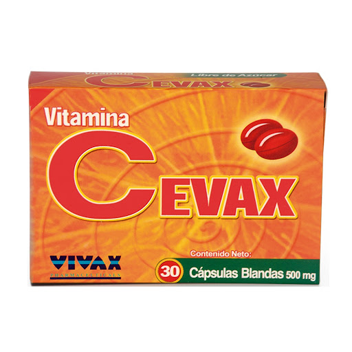 [7592432007649] CEVAX (VITAMINA C) 500MG X 30 CAPSULAS BLANDAS (VIVAX)