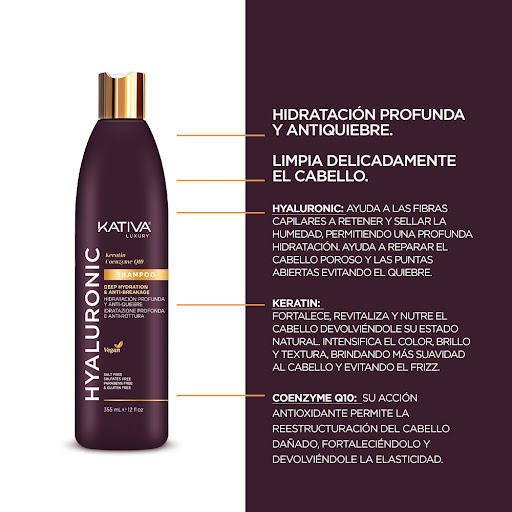 CHAMPU HYALURONIC X 355 ML (KATIVA)