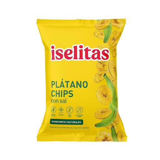 [789758102029] CHIPS DE PLATANO CON SAL 85GR (ISELITAS)