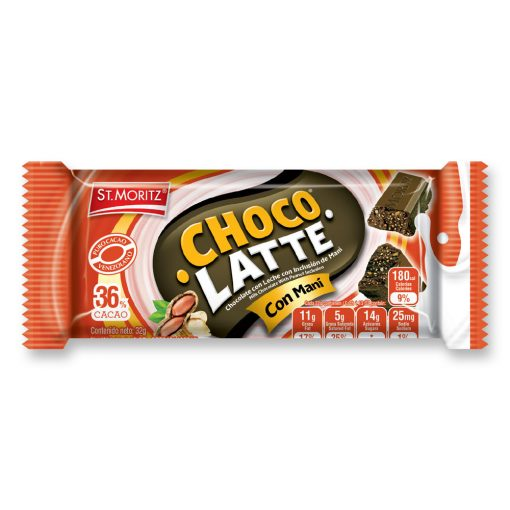 CHOCO LATTE CON MANI X 32GR (ST. MORITZ)