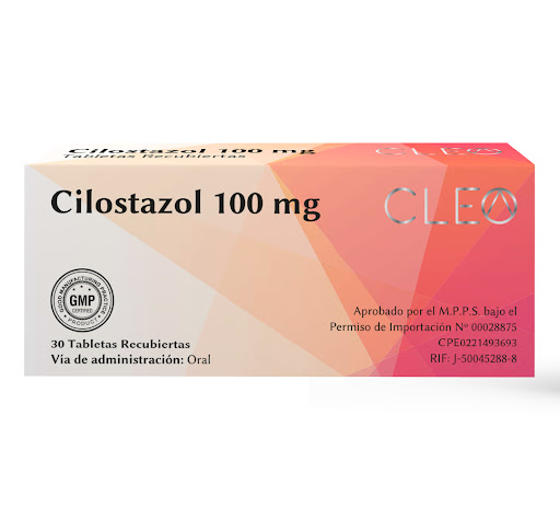 [7598677000711] CILOSTAZOL  100 MG X 30 TABLETAS (CLEO PHARMA)