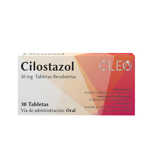 [7598677000391] CILOSTAZOL  50 MG X 30 TABLETAS (CLEO PHARMA)