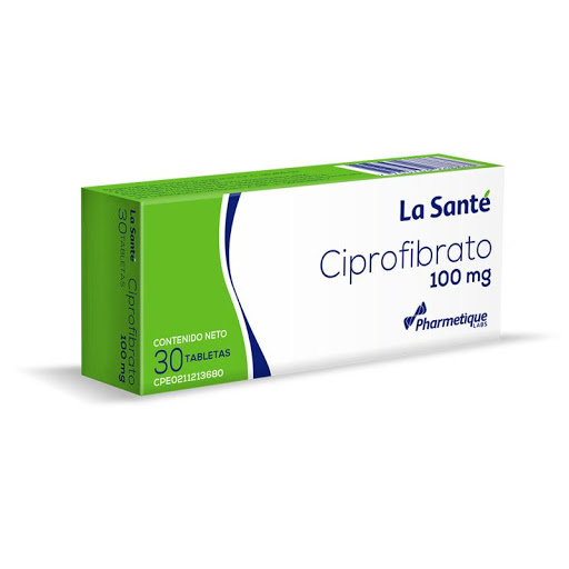 [7703763268863] CIPROFIBRATO  100MG X 30 TABLETAS (LA SANTE)
