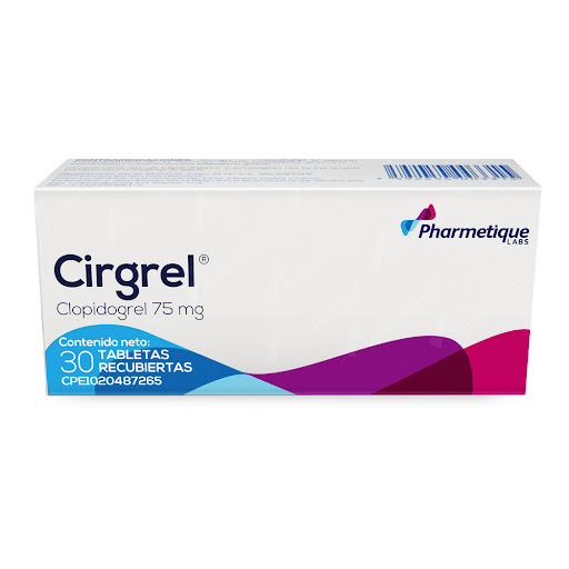 [7592454003315] CIRGREL (CLOPIDOGREL) 75MG X 30 TABLETAS (LA SANTE)