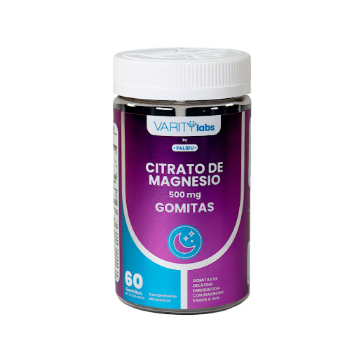 [7595414000911] CITRATO DE MAGNESIO 500MG X 60 GOMITAS (VARITY LABS)