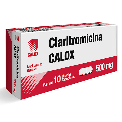 [7591519003048] CLARITROMICINA  500MG X 10 TABLETAS (CALOX)