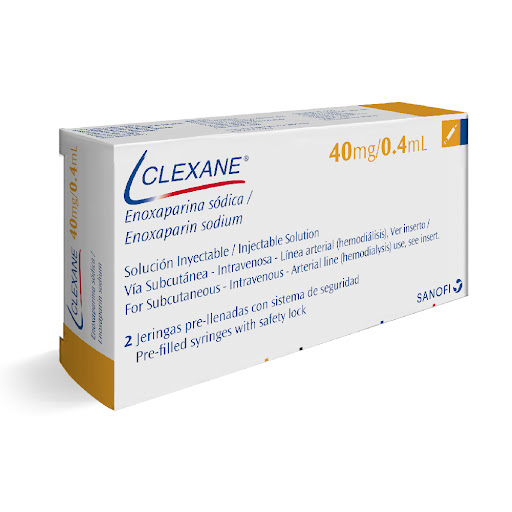 CLEXANE (ENOXAPARINA) 40MG / 0.4ML X 2 AMPOLLAS (SANOFI)