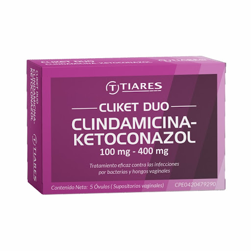 CLINDAMICINA – KETOCONAZOL  100MG-400MG X 5 OVULOS VAGINALES (KWALITY)