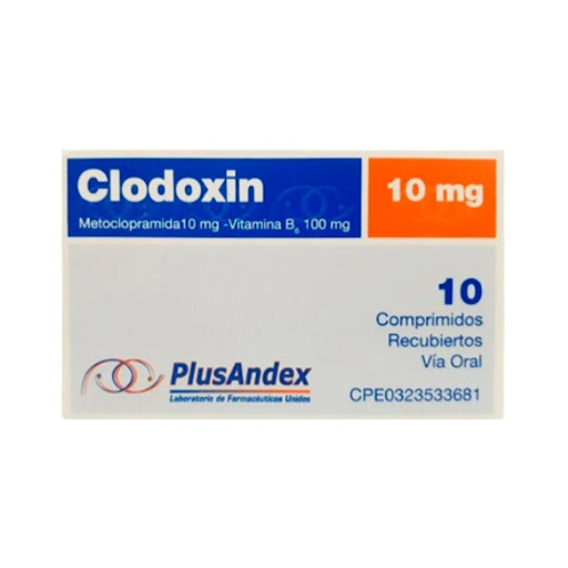 CLODOXIN (METOCLOPRAMIDA) 10MG X 10 COMPRIMIDOS (PLUSANDEX)