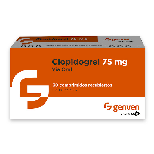 [7591585374400] CLOPIDOGREL 75MG TAB REC X 30COMPRIMIDOS REC. (GENVEN)