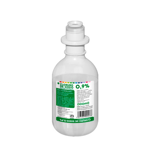 CLORURO DE SODIO  0.9% X 100ML (IPS)
