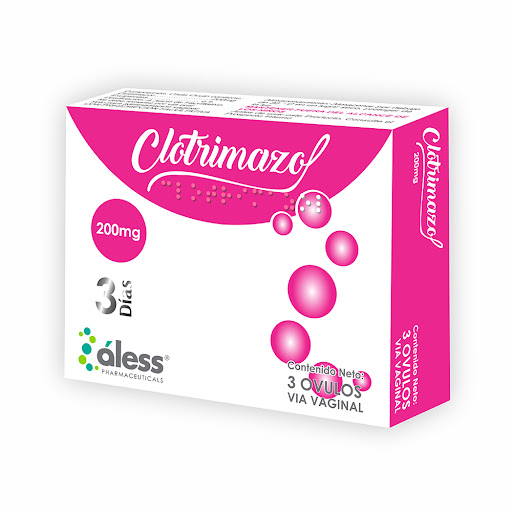[7597758000657] CLOTRIMAZOL  200MG X 3 OVULOS VAGINALES (ALESS)