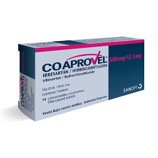 COAPROVEL  (IRBESARTAN - HIDROCLOROTIAZIDA) 300MG/12.5MG X 14 COMPRIMIDO (SANOFI)