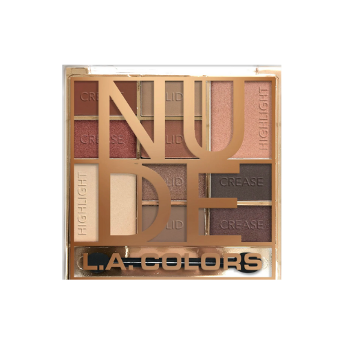 [81555751357] COLOR BLOCK EYESHADOW – PALETA DE SOMBRA DE OJOS  NUDE  (L.A. COLORS)