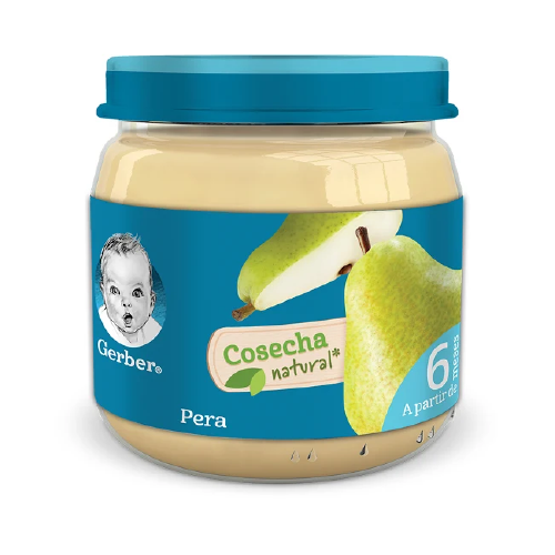 COMPOTA PERA SIN AZÚCAR 113GR (GERBER)