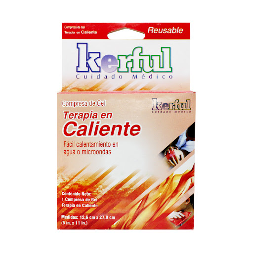 COMPRESA DE GEL CALIENTE KERFUL   X 1 UNIDAD (CORP KER MEDICAL)