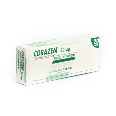 CORAZEM (DILTAZEM) 60MG X 20 CAPSULAS (FARMA)