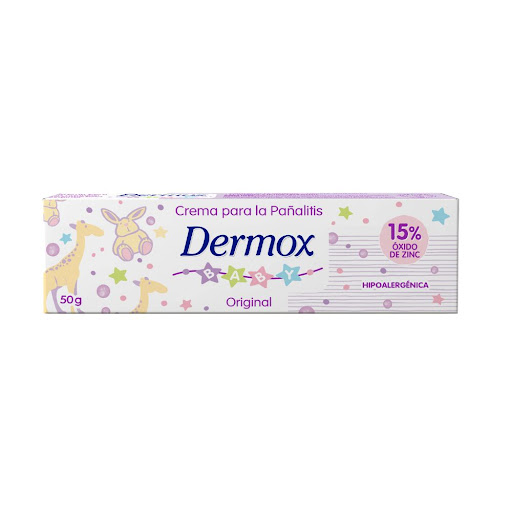 CREMA BABY ANTIPAÑALITIS ORIGINAL TUBO AL 15% 50G (DERMOX)