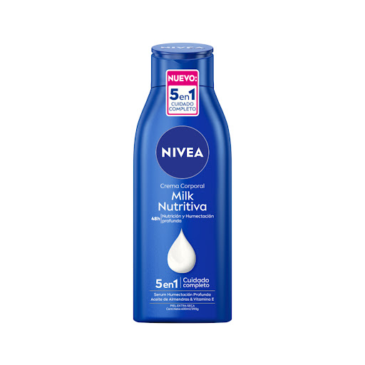 CREMA BODY MILK NUTRITIVA 48 HORAS 400ML (NIVEA)