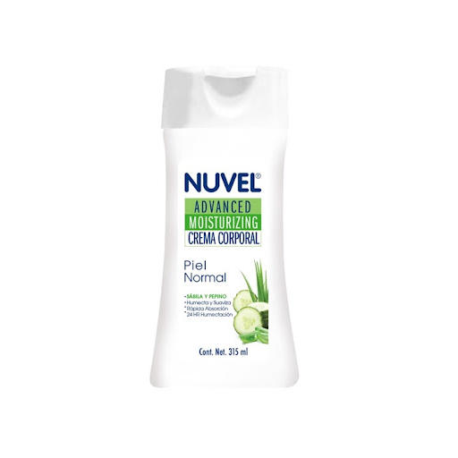 [7501082722277] CREMA CORPORAL  PIEL NORMAL SABILA & PEPINO X 315 ML (NUVEL)