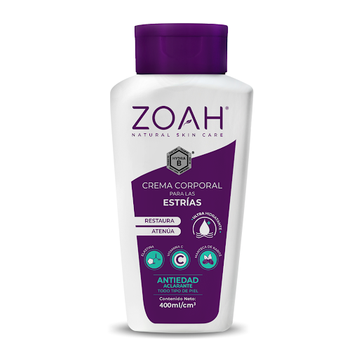 CREMA CORPORAL ANTI-ESTRIAS X 400 ML (ZOAH)