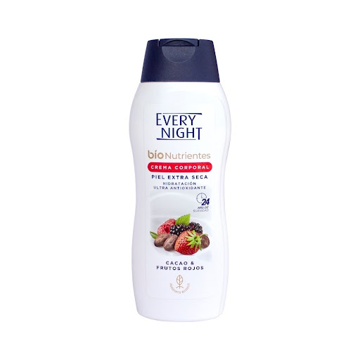 CREMA CORPORAL HIDRATACION PROFUNDA ULTRA BIO CACAO & FRUTOS ROJOS X 200 ML (EVERYNIGHT)