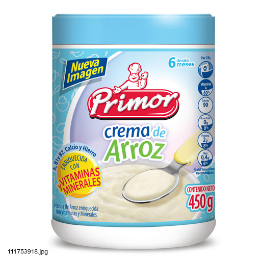 CREMA DE ARROZ ENRIQUECIDA 450GR (PRIMOR)