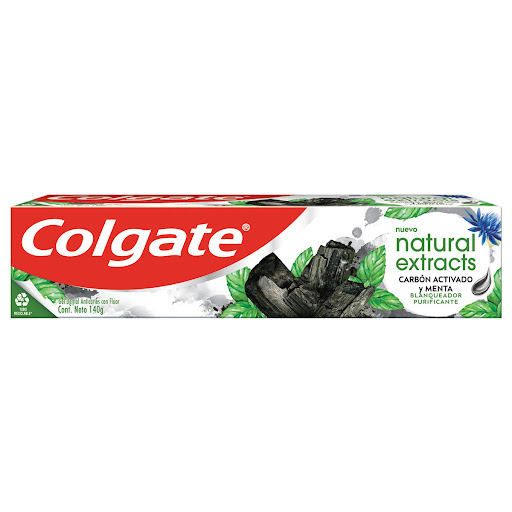 CREMA DENTAL COLGATE NATURAL EXTRACTS CARBON ACTIVADO X 140GR