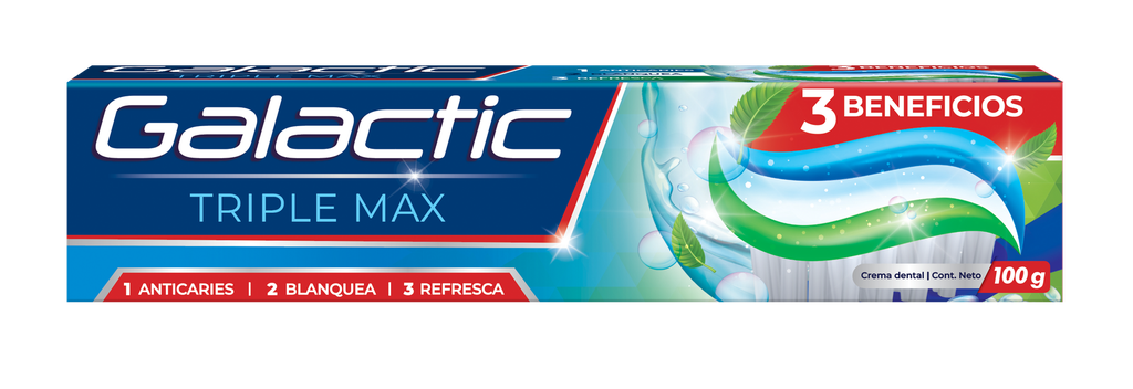 CREMA DENTAL TRIPLE MAX X 100 GR (GALACTIC)
