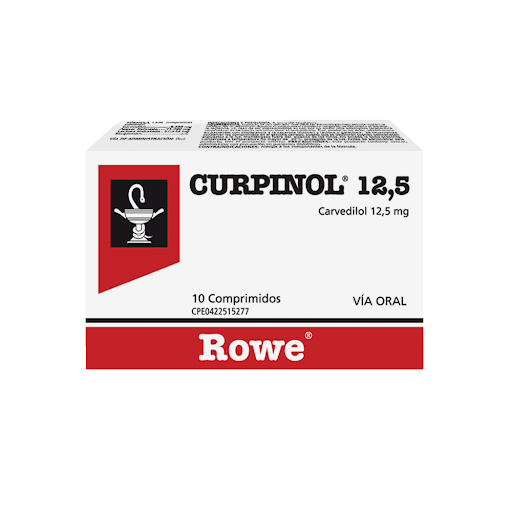 [7591619000671] CURPINOL (CARVEDILOL) 12.5MG X 10 COMPRIMIDOS (MEGALABS)