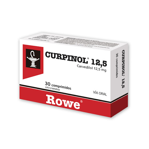 CURPINOL (CARVEDILOL) 12.5MG X 30 COMPRIMIDOS (MEGALABS)