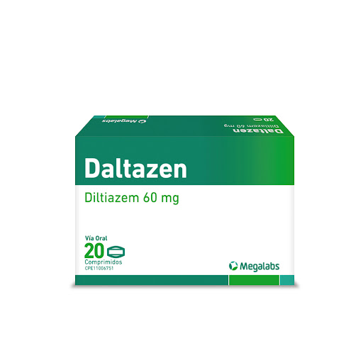 DALTAZEN (DILTIAZEM) 60MG X 20 COMPRIMIDOS (MEGALABS)