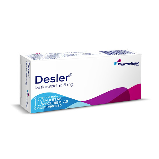 [7592454891325] DESLER (DESLORATADINA) 5MG X 10 TABLETAS RECUBIERTAS (LA SANTE)